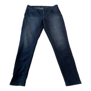 LC Lauren Conrad Womens Jeans Size 4 Skinny Dark Wash Stretch Mid Rise Denim